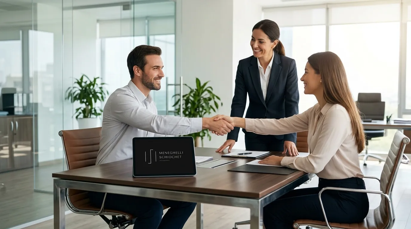 Acordo societário fechado com apoio de direito empresarial advogado experiente