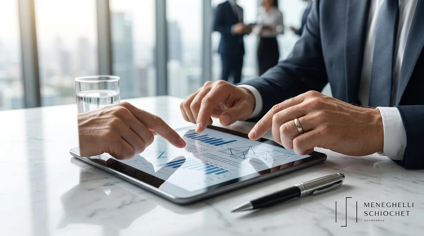 Análise de dados financeiros com foco em governança corporativa e conformidade legal empresarial