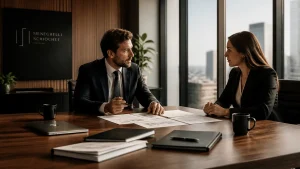 Consultoria em direito empresarial tributario com analise estrategica de documentos fiscais corporativos.