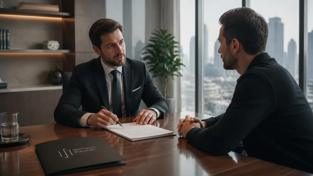 Reunião de consultoria estratégica explicando por que você precisa de assessoria para a sua empresa.